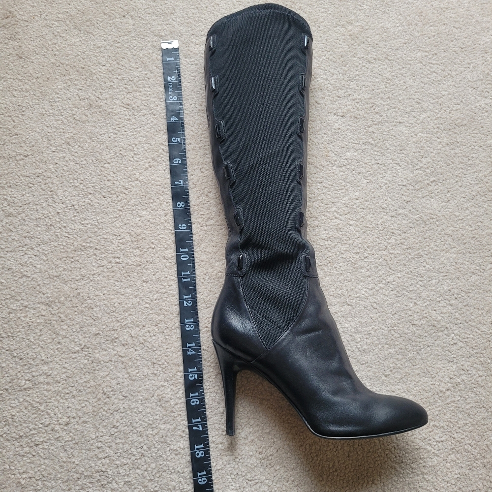 Elegant Black Knee-High Women's Boots - Size 6 M - Picture 4 of 7
